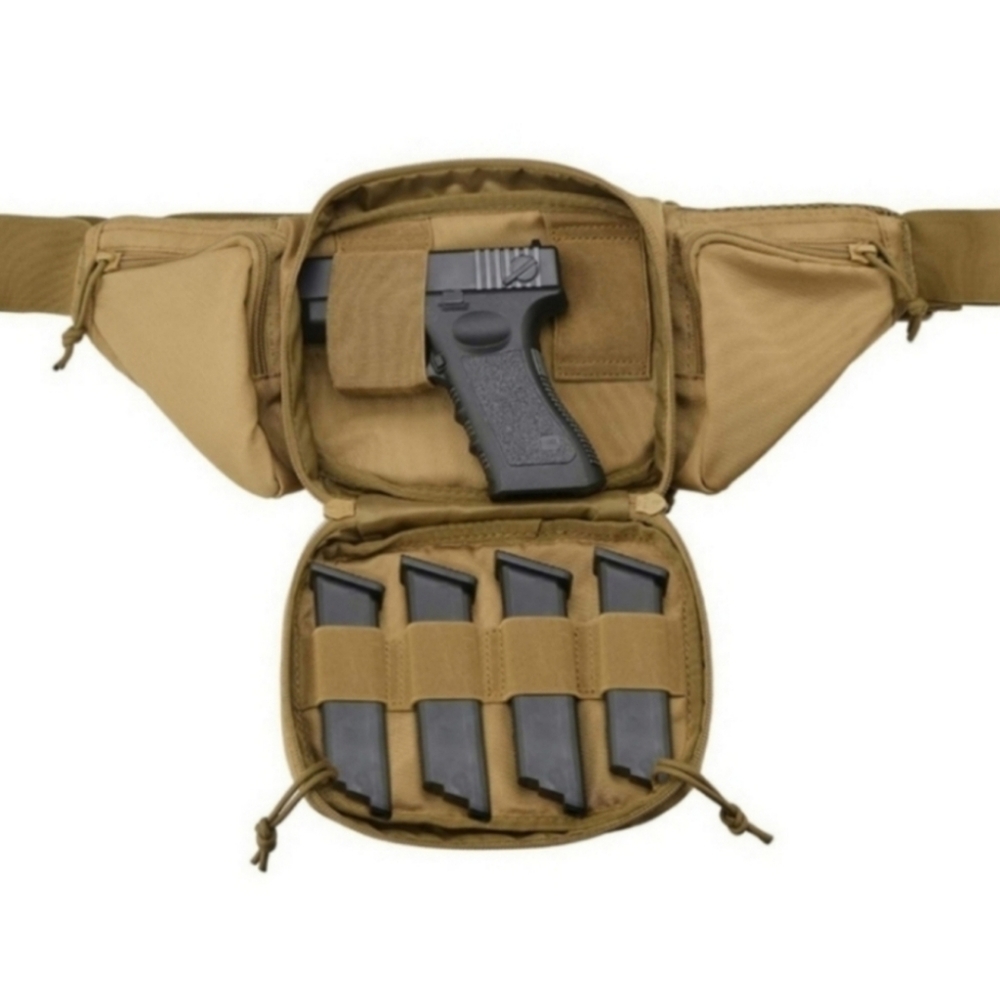 NWT Concealed Carry Tactical Pack One Size Fits Most. Khaki Military Surplus